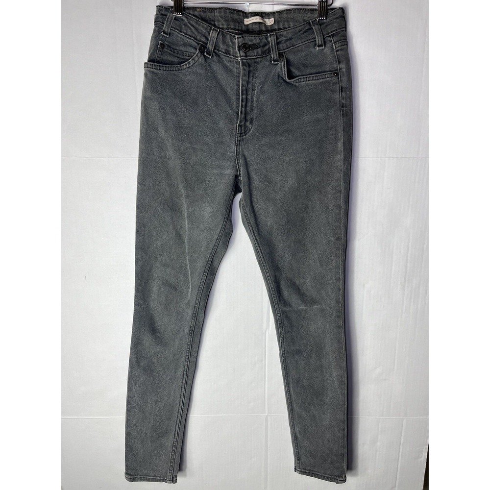 Levi's 721 Skinny Jeans Women's Size 28 High Rise Black Stretch Denim